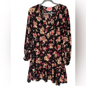 Kate Spade floral bouquet shift dress size large